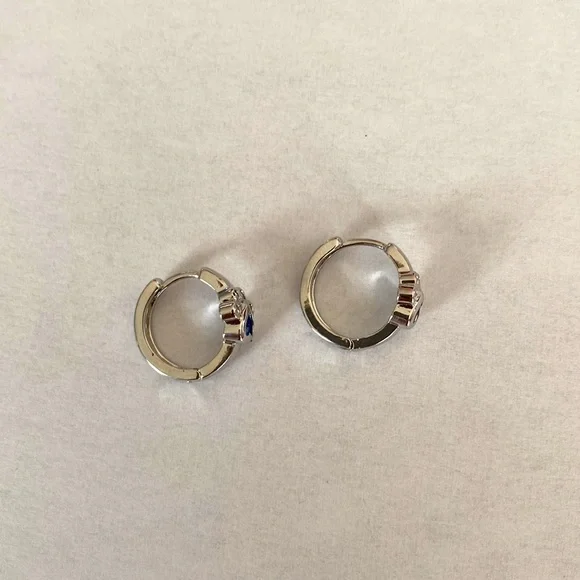 COPY - A pair of paw 🐾 print earrings in a silver tone - Picture 3 of 4